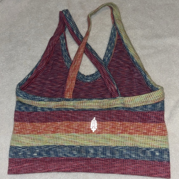 Free People Movement Multicolored Striped Top - Picture 2 of 3